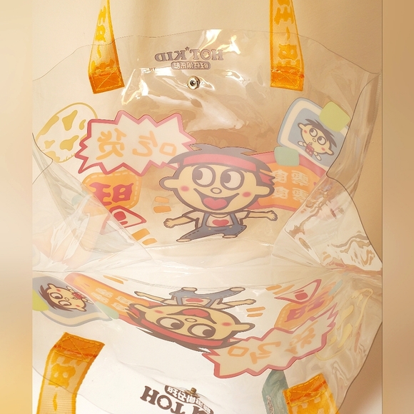 Hot Kid (Wang Zai) Snack Food Brand Clear Tote Bag (BNWT) - Picture 6 of 6